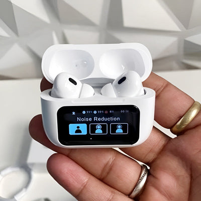 A9 Pro Earbuds Anc/enc Dauble Dark Touch Screen Display Noise Reduction Wireless Earbuds
