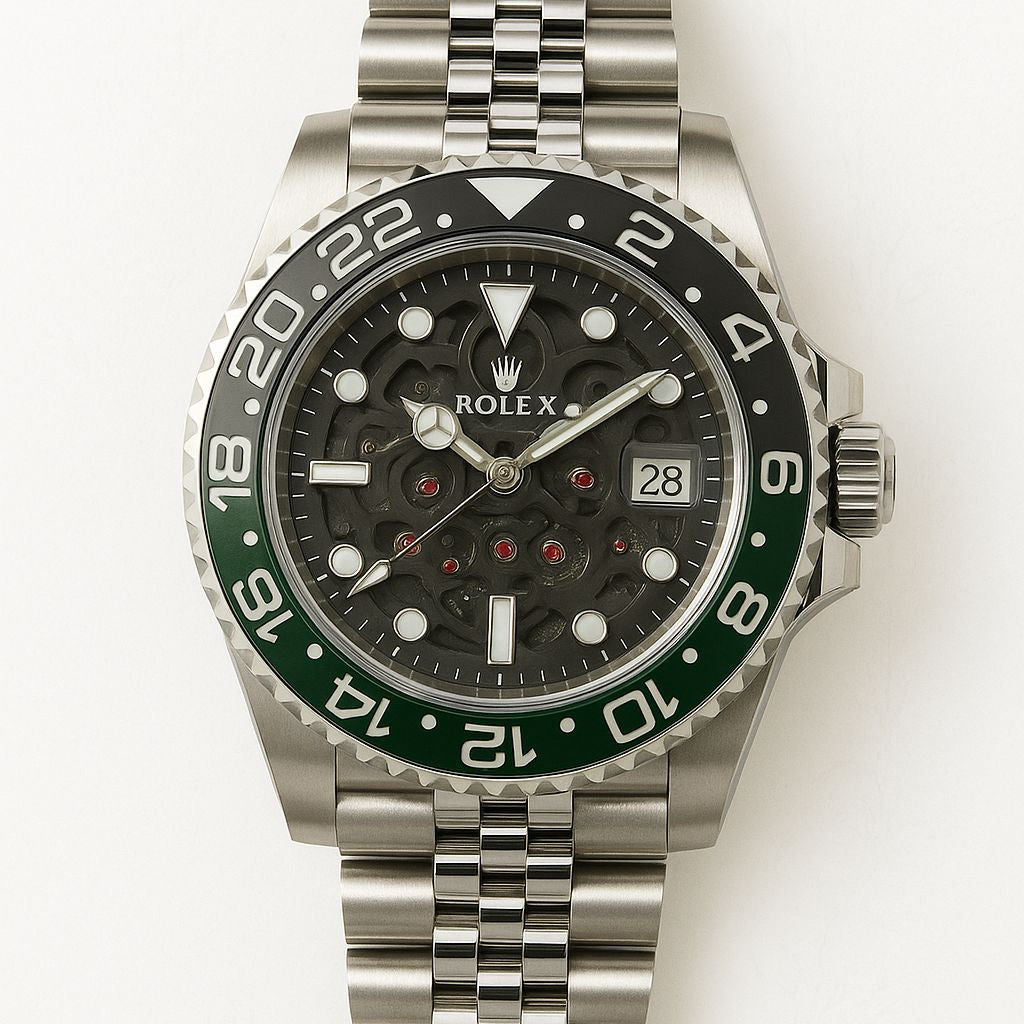 Rolex GMT-Master II in Oystersteel Green and Black