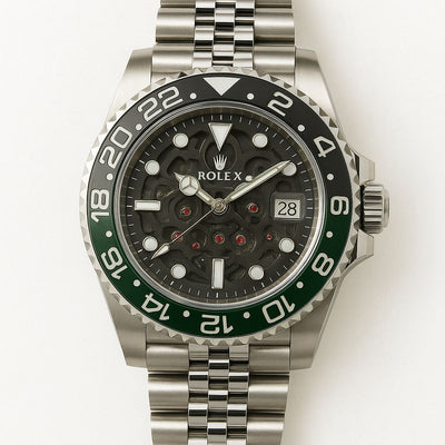 Rolex GMT-Master II in Oystersteel Green and Black