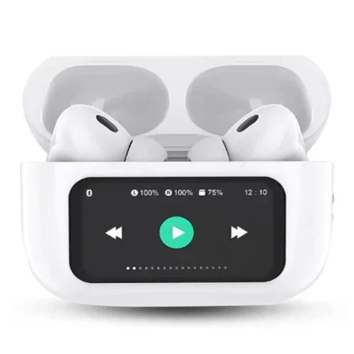 A9 Pro Earbuds Anc/enc Dauble Dark Touch Screen Display Noise Reduction Wireless Earbuds