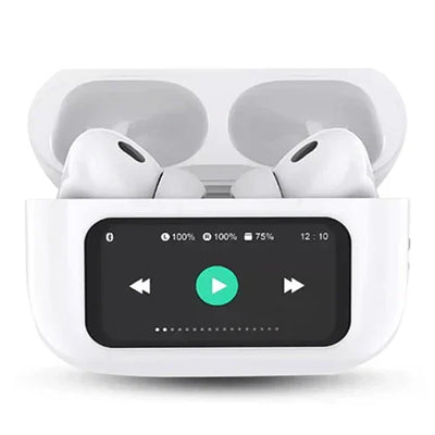 A9 Pro Earbuds Anc/enc Dauble Dark Touch Screen Display Noise Reduction Wireless Earbuds