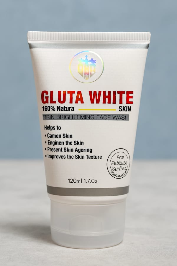 Gluta Skin Brightening Face Wash 120ml – Gentle Deep Cleanser