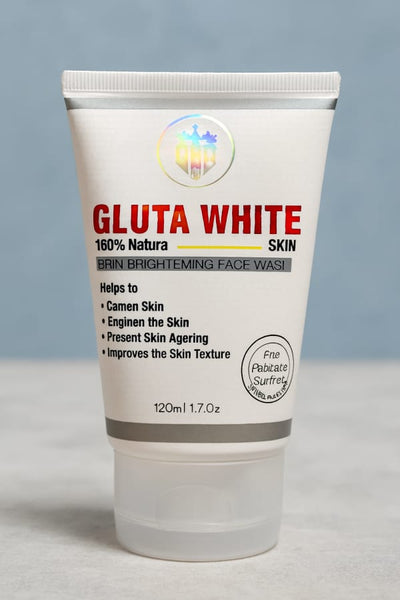 Gluta Skin Brightening Face Wash 120ml – Gentle Deep Cleanser